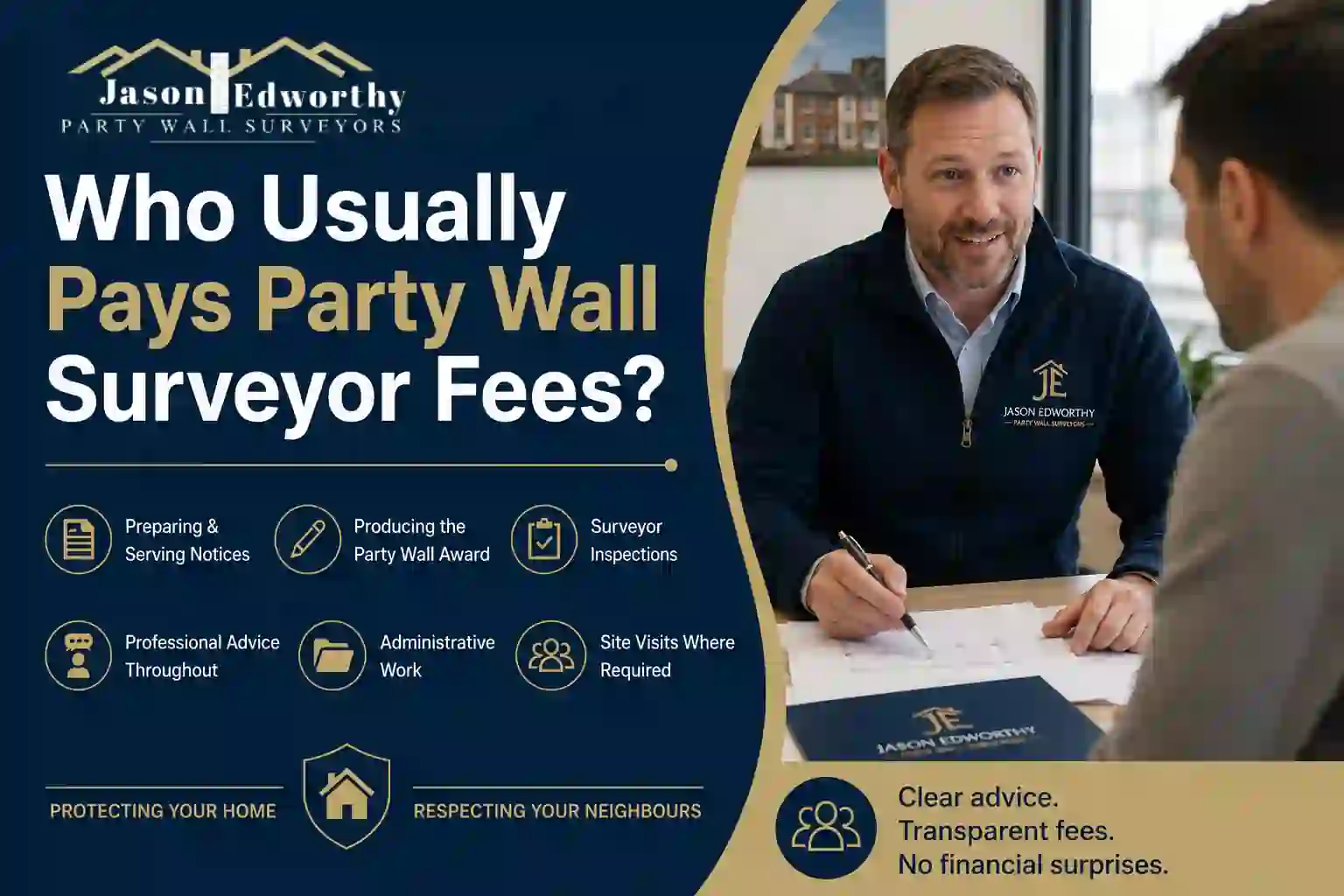 Who Usually Pays Party Wall Surveyor Fees Nelson?